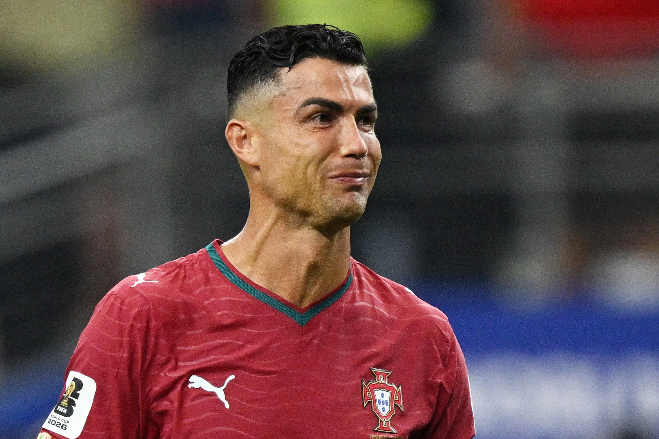 Cristiano Ronaldo was in tears after full-time