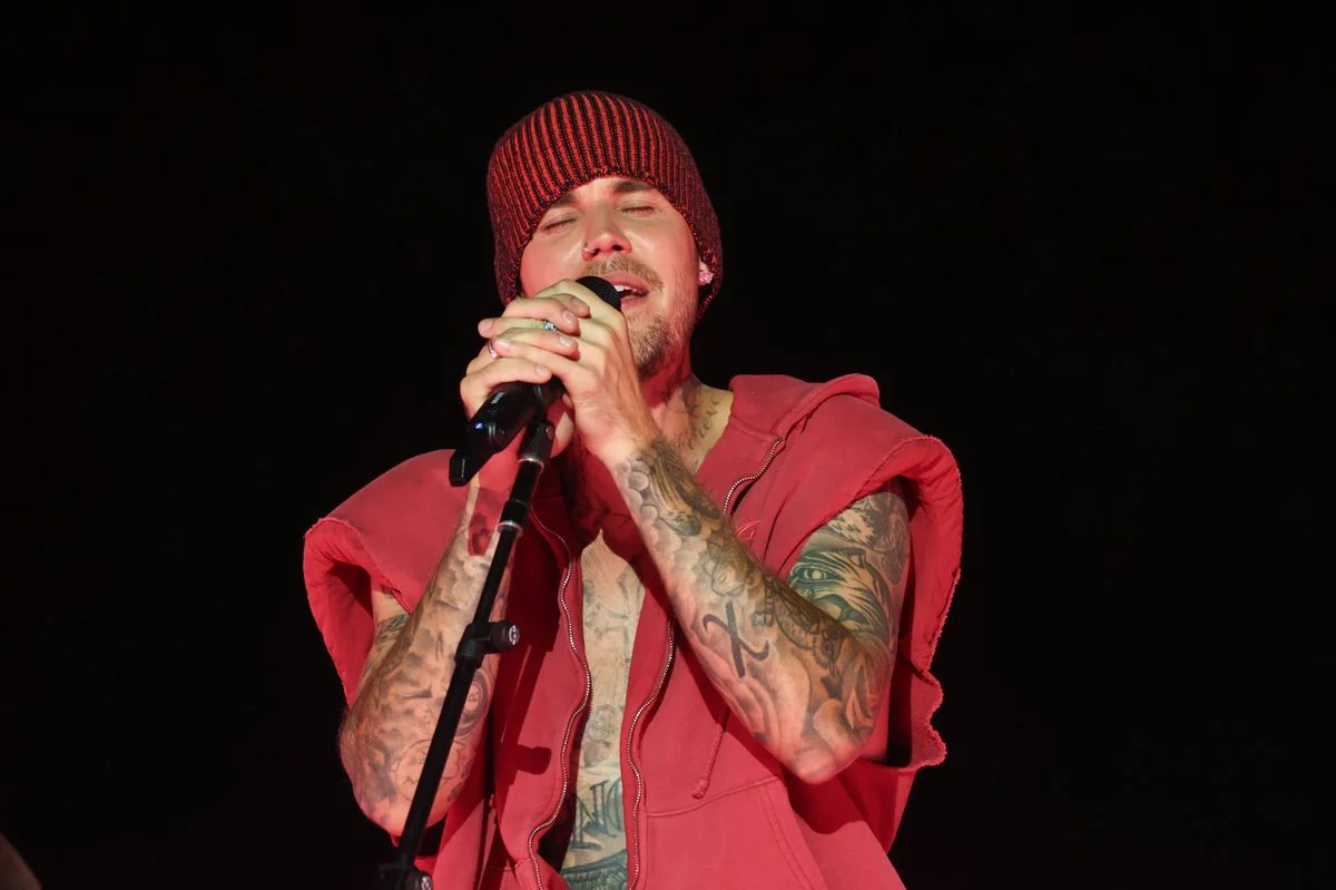 Justin Bieber performs at the Coachella Stage