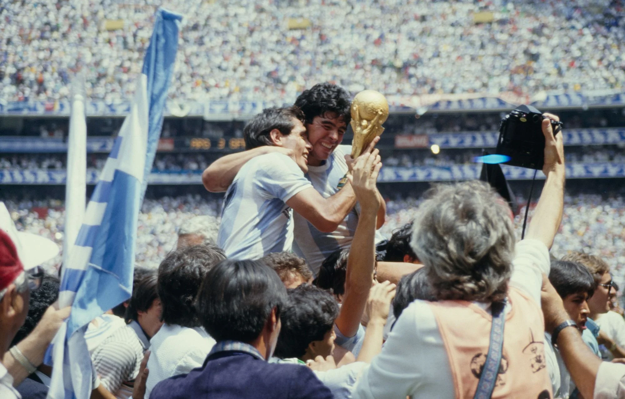 Diego Maradona inspired Argentina to glory in 1986
