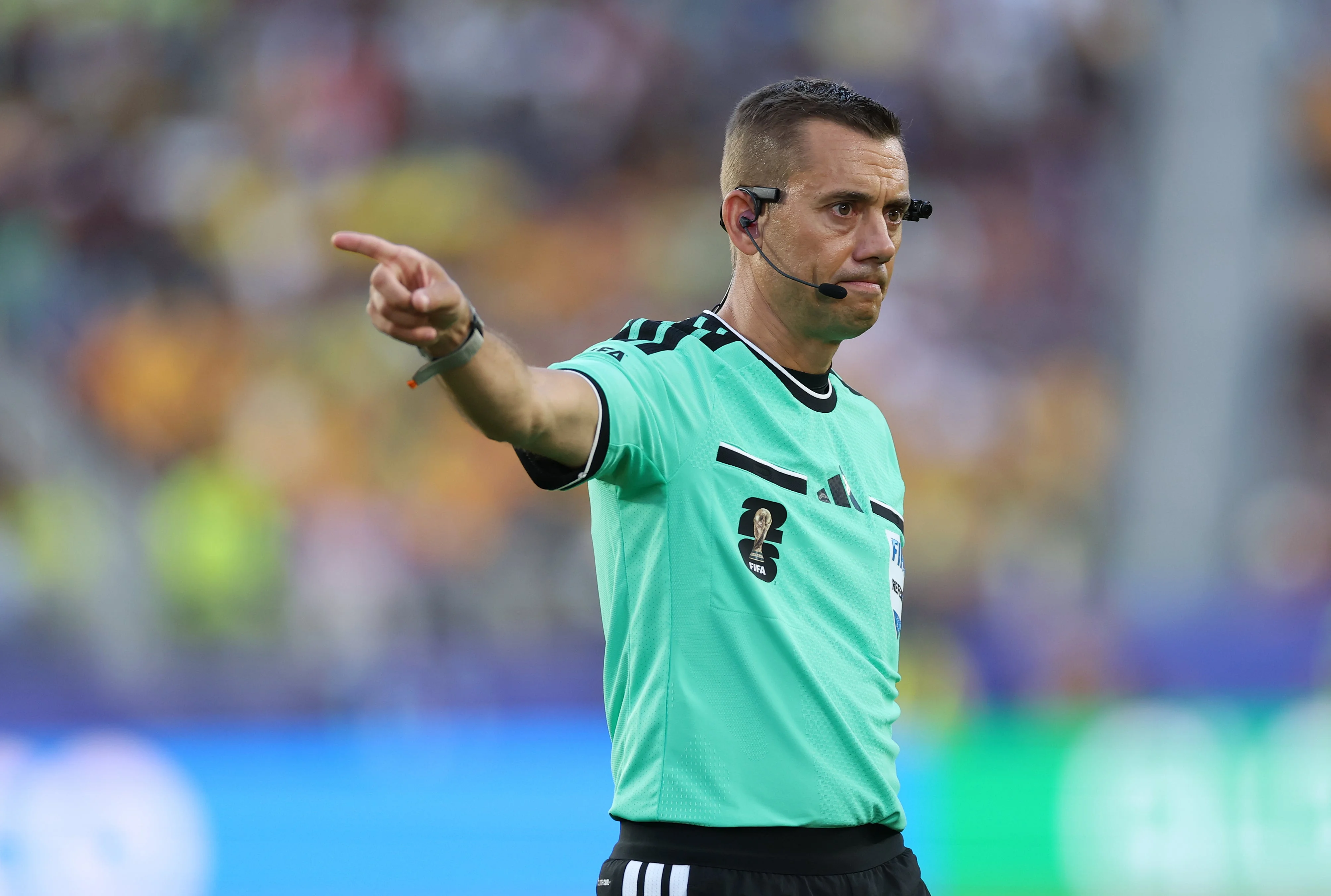 Turpin has taken charge of three games at this summer's tournament so far