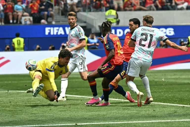 Mikel Merino strikes late as Spain beat Belgium to set up France World Cup semi