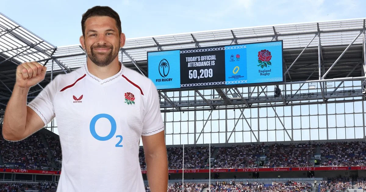 England rugby union international Charlie Ewels was blown away by Everton's Hill Dickinson Stadium on his first visit to Liverpool