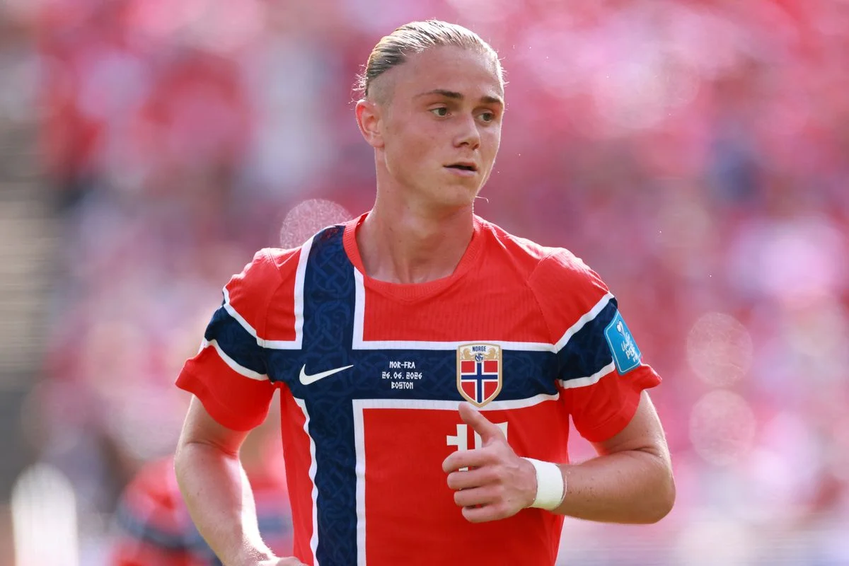 Thelo Aasgaard of Norway during the FIFA World Cup 2026