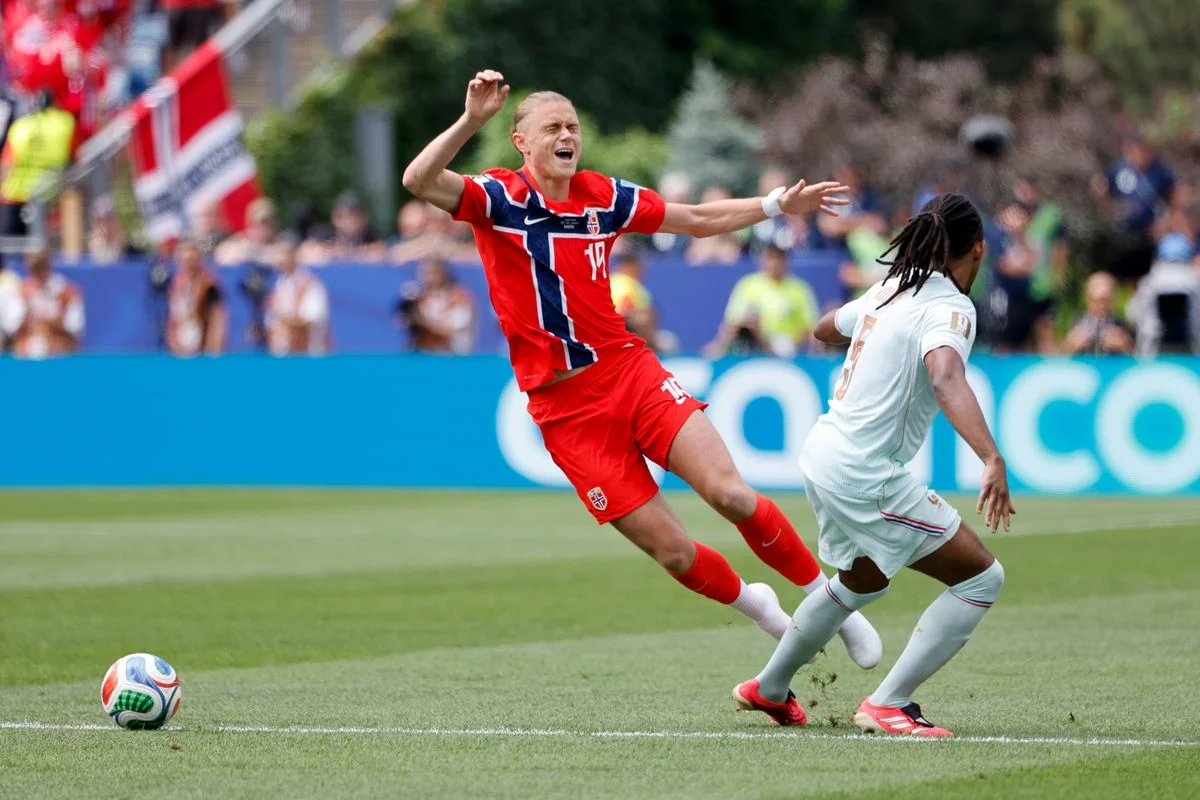 Thelo Aasgaard #19 of Norway during the FIFA World Cup 2026