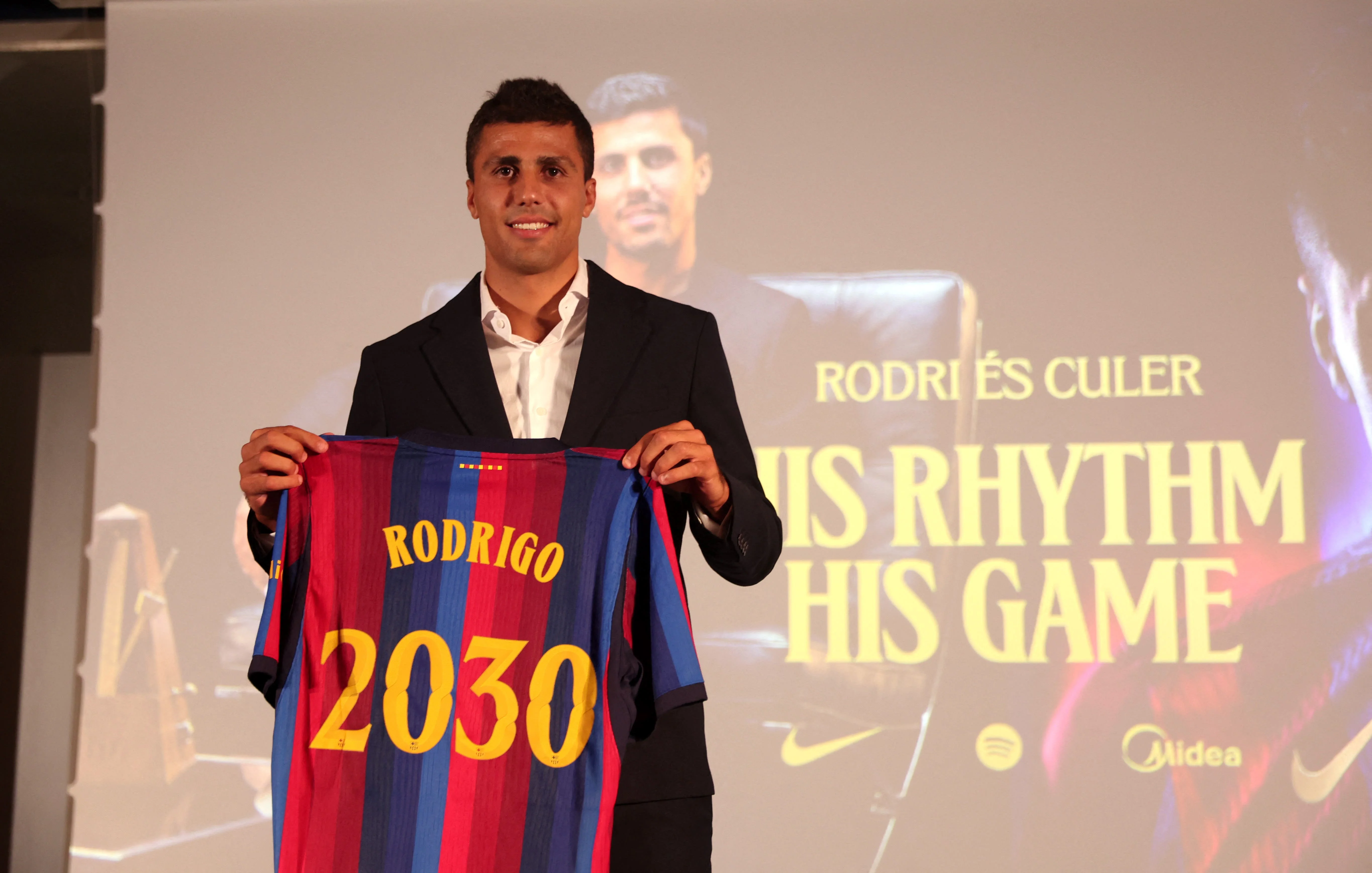 Barcelona complete Rodri transfer from Manchester City in £65.4million deal