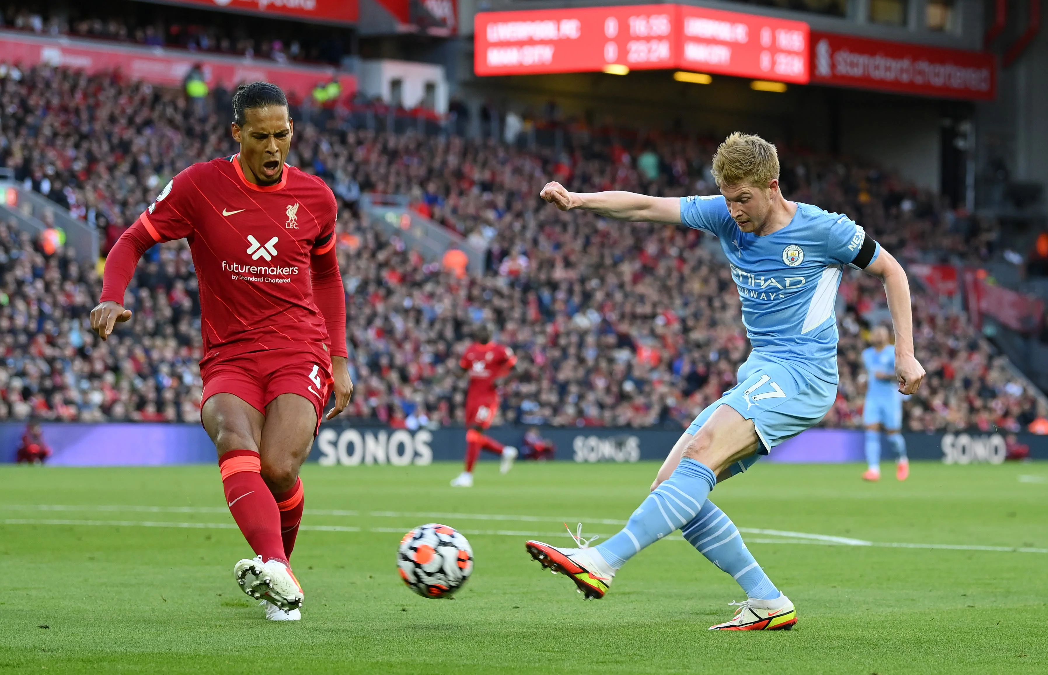 How Liverpool’s clash with Manchester City casts awkward new light on Premier League’s big-money model