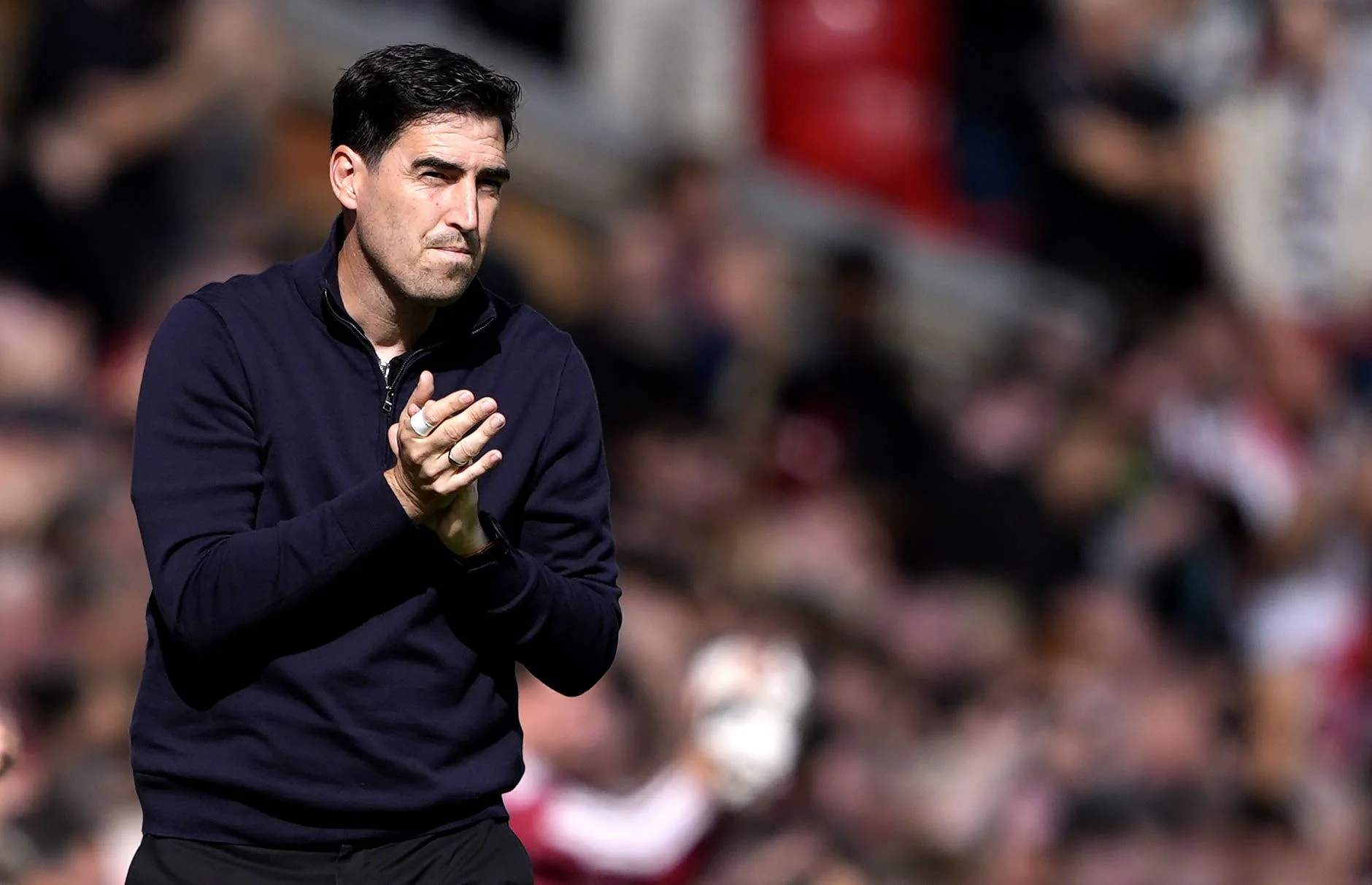 Andoni Iraola confirms double injury blow for Liverpool ahead of Man City clash